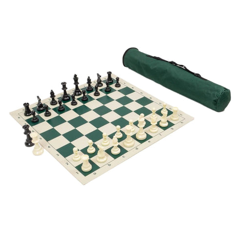 Archer Chess Bag w/ Standard Board & Pieces Combo