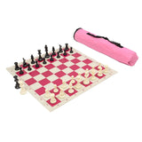 Archer Chess Bag w/ Standard Board & Weighted Pieces Combo