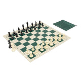 Perfect Fit Chess Bag w/ Standard Board & Weighted Pieces Combo